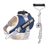 Pechera de Seguridad Reflectante Ajustable de Color Azul Marino Talla M