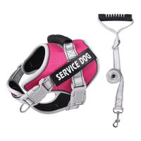 Pechera de Seguridad Reflectante Ajustable de Color Fucsia Talla M