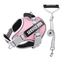 Pechera de Seguridad Reflectante Ajustable de Color Rosado  Talla M