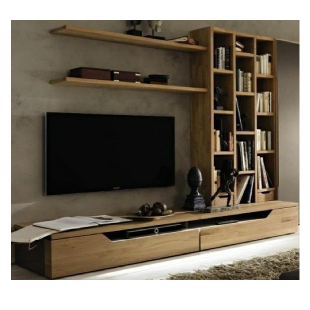 Centro de Entretenimiento Rústico Hayes  color Espresso TU MESITA 2 puertas