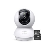 Cámara de seguridad Tapo C230 3K 5MP + Micro SD 64GB para interior detección IA avanzada