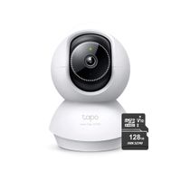 Cámara de seguridad Tapo C230 3K 5MP + Micro SD 128GB para interior detección IA avanzada