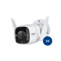 Kit de 4 Cámaras de seguridad Tapo C325WB 2K QHD 4MP IP Exterior Ip66