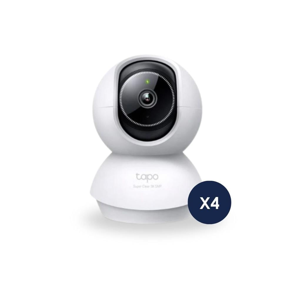 Kit de 4 cámaras de seguridad Tapo C230 3K 5MP con IA avanzada