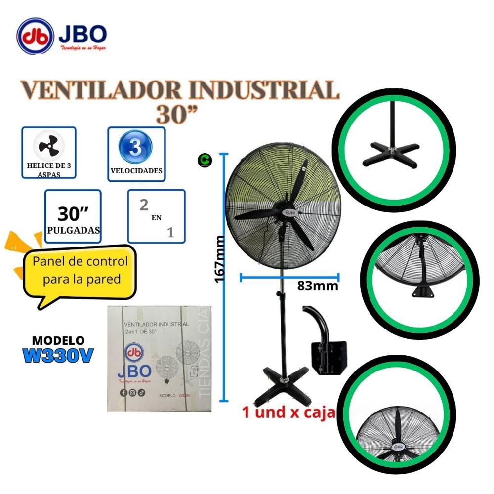 Ventilador Industrial 2 en 1 JBO W330V 30""