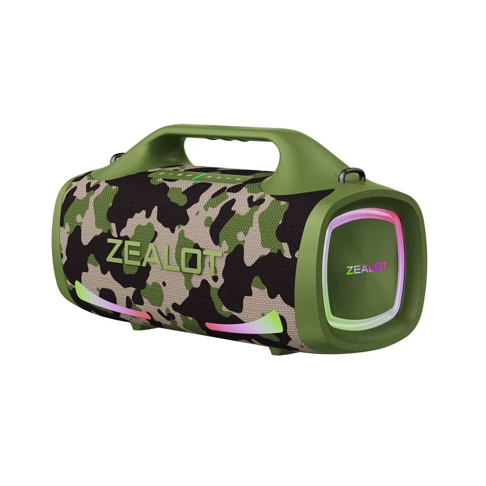 Parlante Inalámbrico Zealot S79 IP67 100W Camuflaje