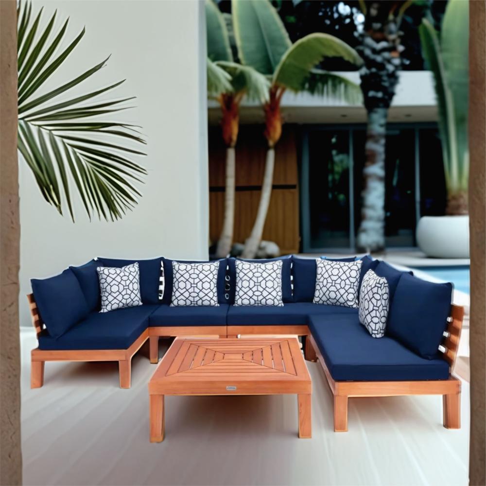 Juego de Terraza Art 7 personas con mesa