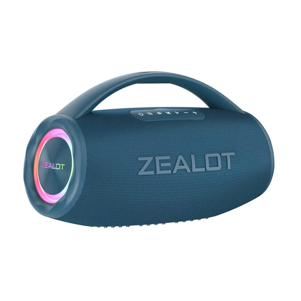 Parlante Inalámbrico Zealot S97 Con Mango Portátil IP67 80W Azul