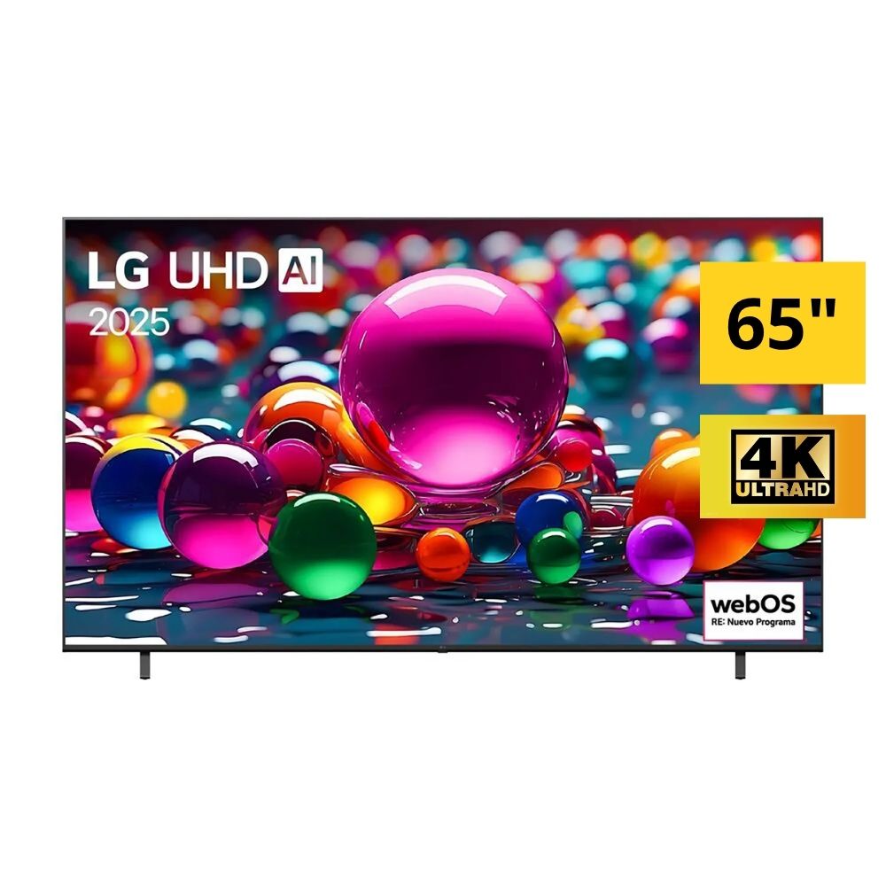 Televisor LG 65"" UHD 4K AI Smart TV Año 2025 con webOS25 65UA8000PSB