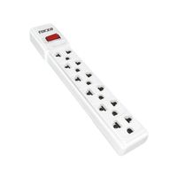 Regleta Forza PS-001W 6 Salidas 2200W Blanco Cable 90 cm