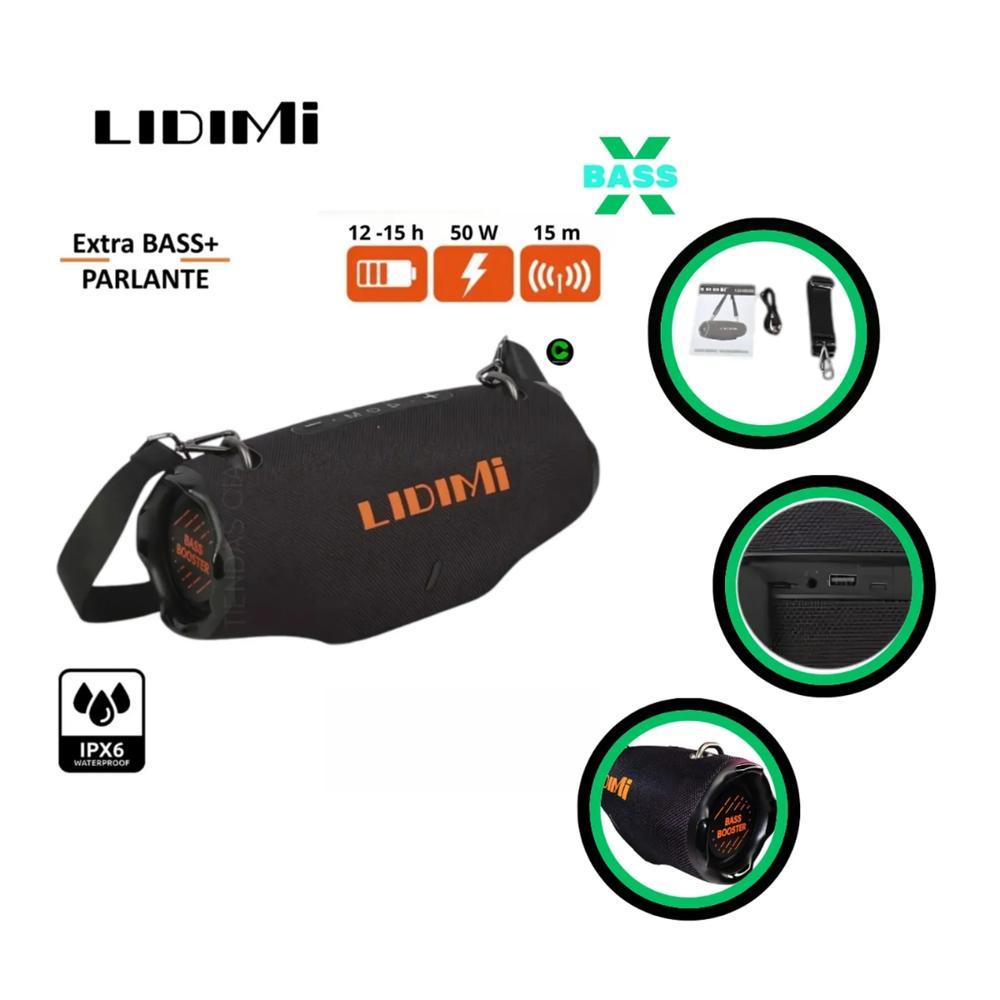 PARLANTE LIDIMI Modelo LD-S835 50W BT/FM