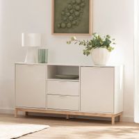 Aparador Moderno Luu 150 cm Blanco R&R MUEBLES
