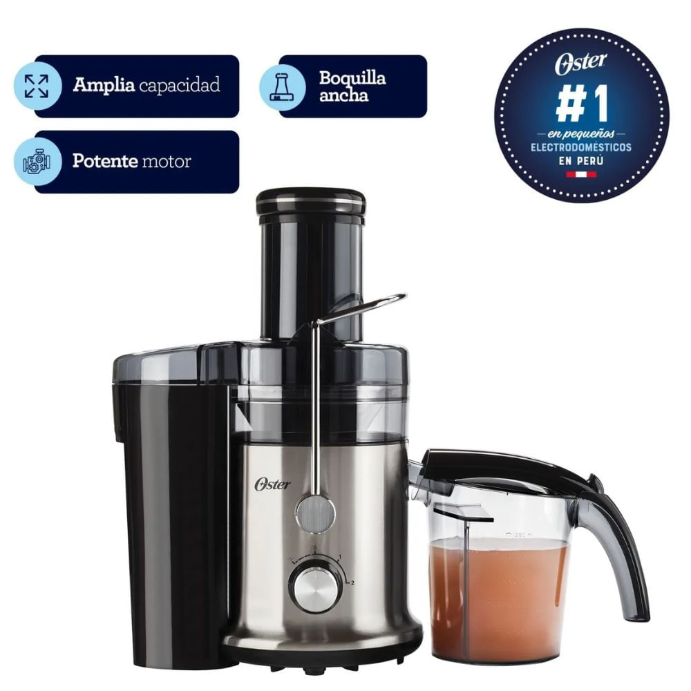 Extractor de Jugo OSTER 600W FPSTJE320S Acero