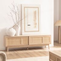 Mesa para TV Nordico Moderno Alan 180 cm Rovere R&R MUEBLES