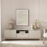 Mesa para TV Moderno Luu 2 Puertas 1 Cajón Capri R&R MUEBLES