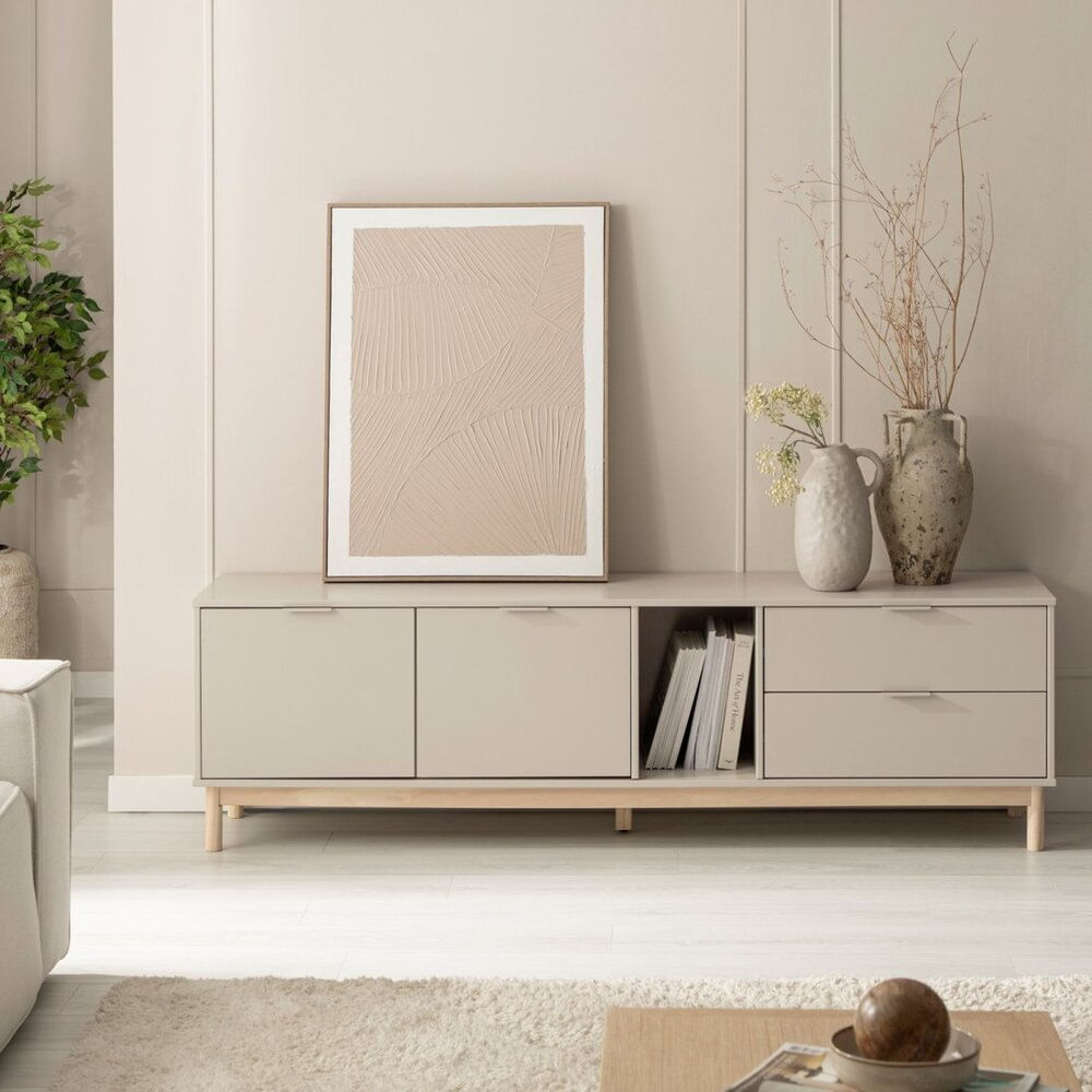 Mesa para TV Moderno Luu 180 cm Capri R&R MUEBLES