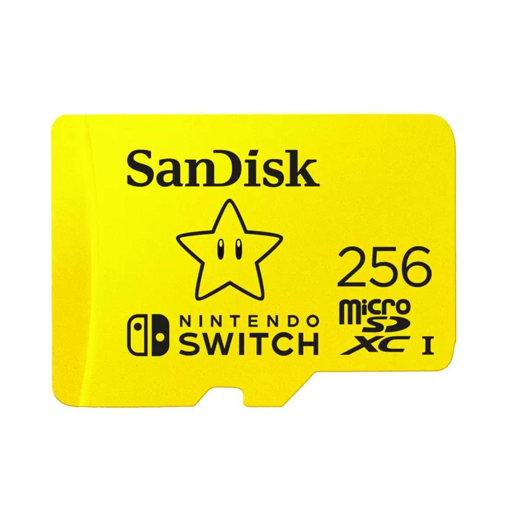 Tarjeta memoria microSDXC SanDisk - 256GB para Nintendo Switch