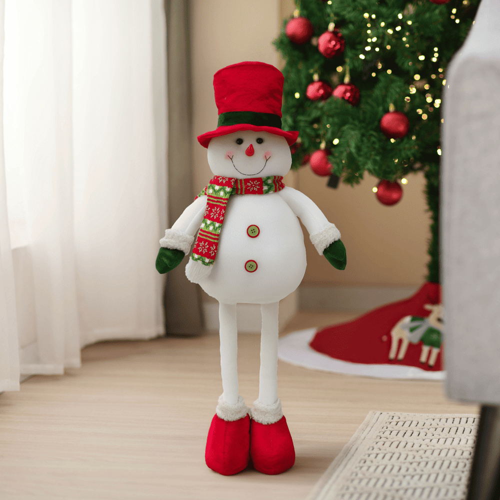 Muñeco de Nieve Extensible 76cm Cuentos de Navidad Orange