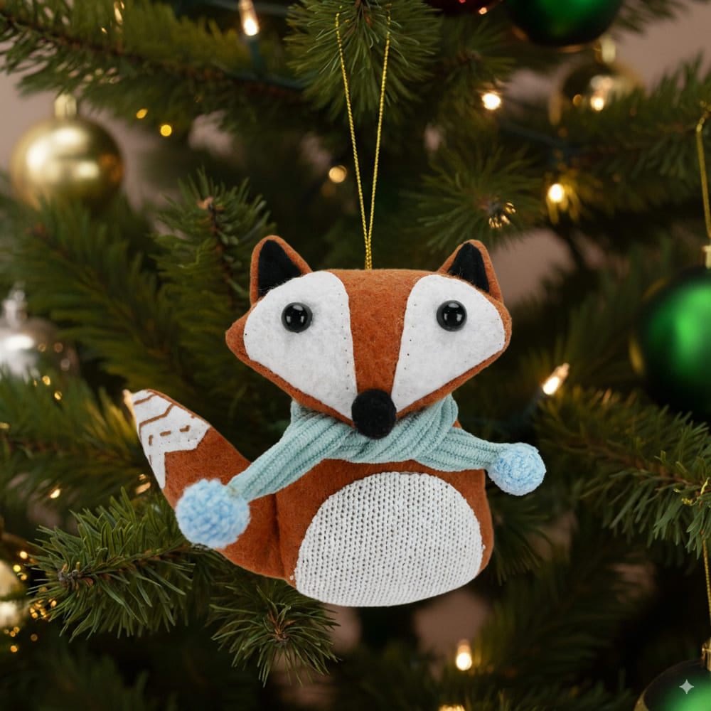 Colgante Zorro 11.5cm Cuentos del Bosque Orange