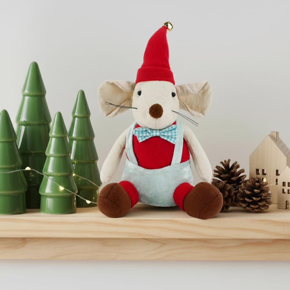 Papá Ratón Sentado 22x28cm Cuentos del Bosque Orange