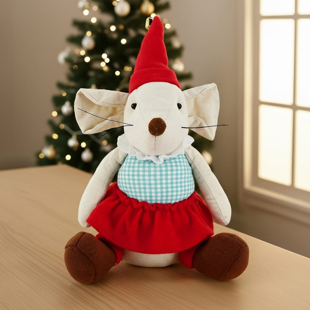 Mamá Ratona Sentada 22x28cm Cuentos del Bosque Orange