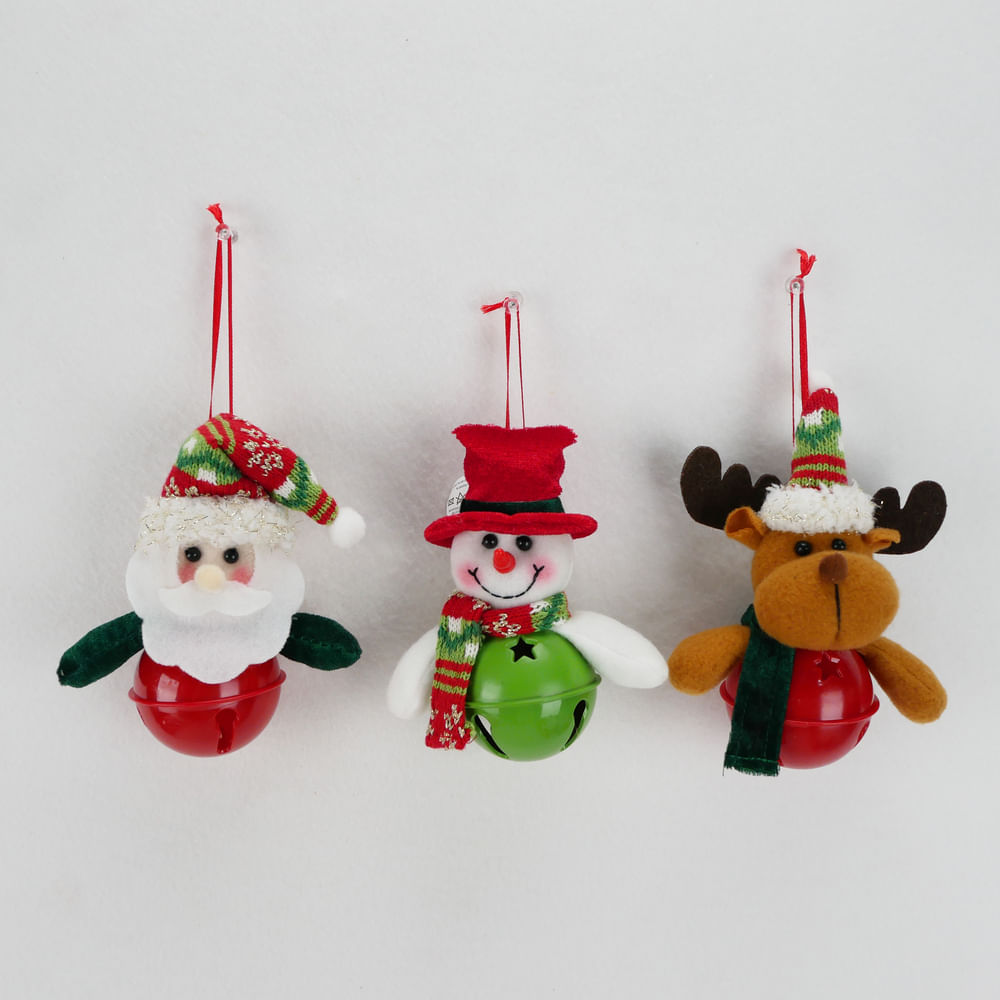 Set de 3 Colgantes 12.5cm Cuentos de Navidad Orange