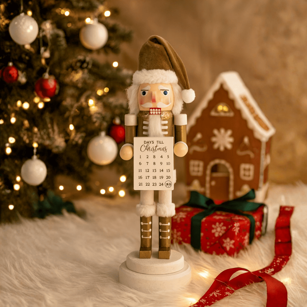 Cascanueces Cuenta Regresiva 36cm Cuentos de Oro Orange