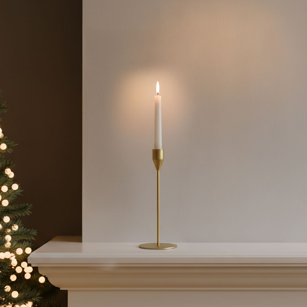 Candelabro 18cm Cuentos de Oro Orange