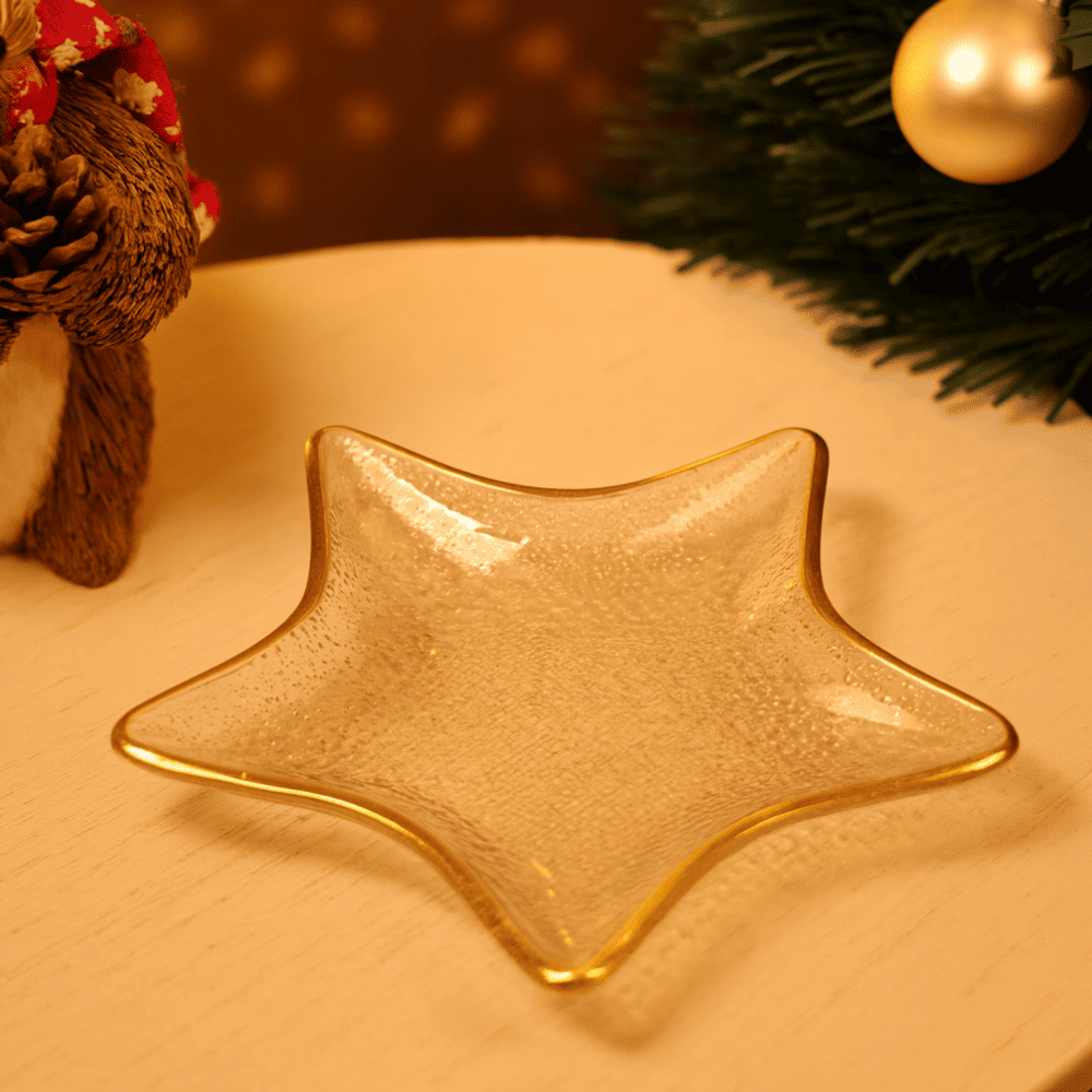 Plato Forma de Estrella 21cm Cuentos del Bosque Orange