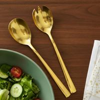 Set 2 de Piezas para Ensalada 24cm Inoxidable - Encanto Dorado