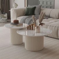 MESA DE CENTRO FJORD MARFIL