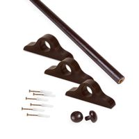 Pack cortinero Madera Cedro 250cm Orange