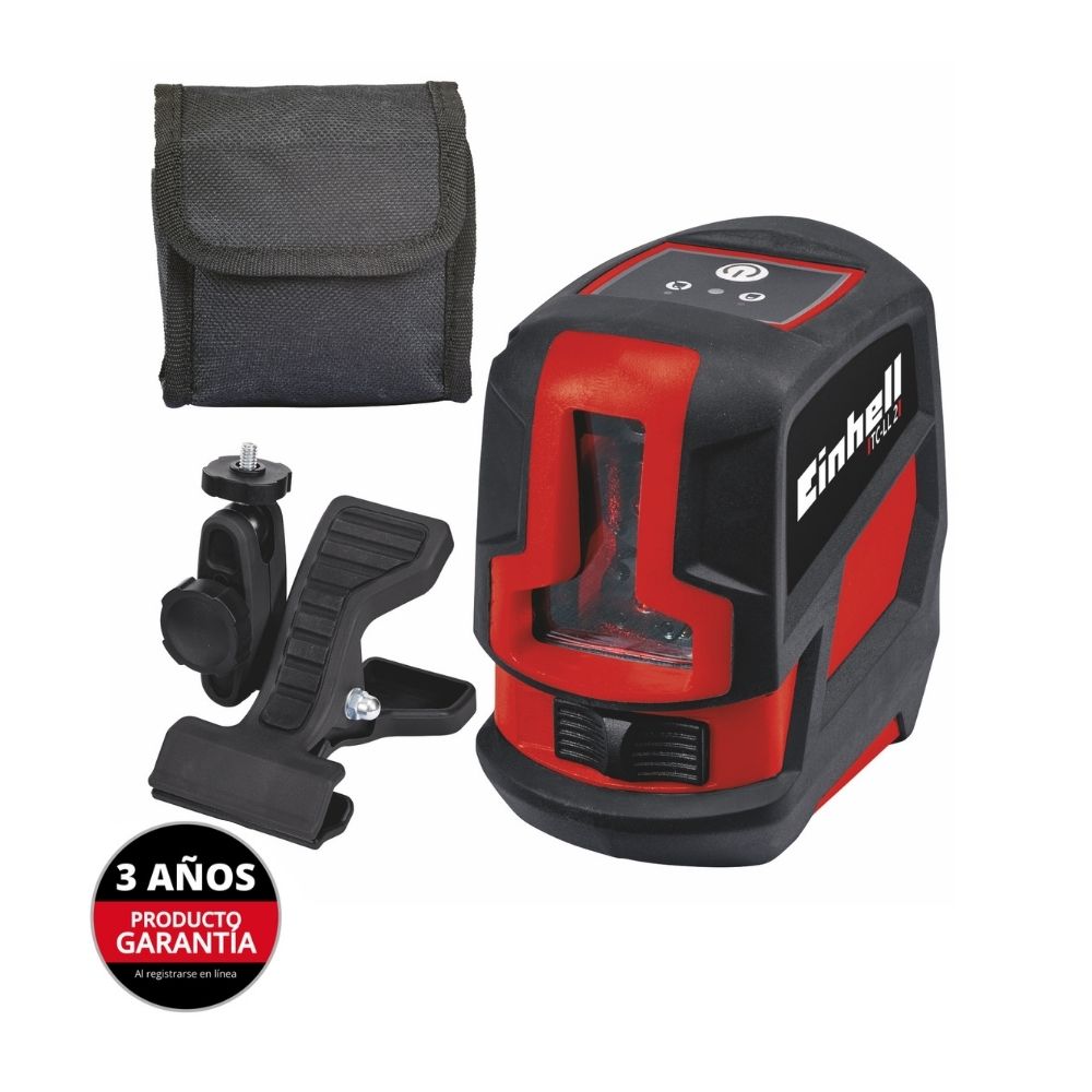 Nivel Láser Cruzado Einhell TCLL 2 Rojo 8m Alcance
