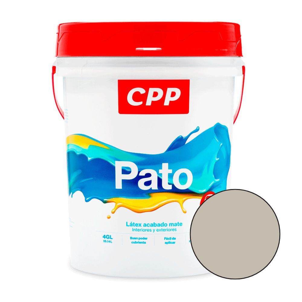Pintura Látex Cpp Classic Blanco Humo 4 galones