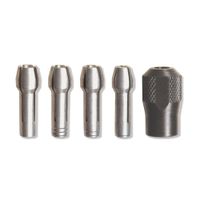 Set mandril y boquillas P/mototools 5pz Dremel