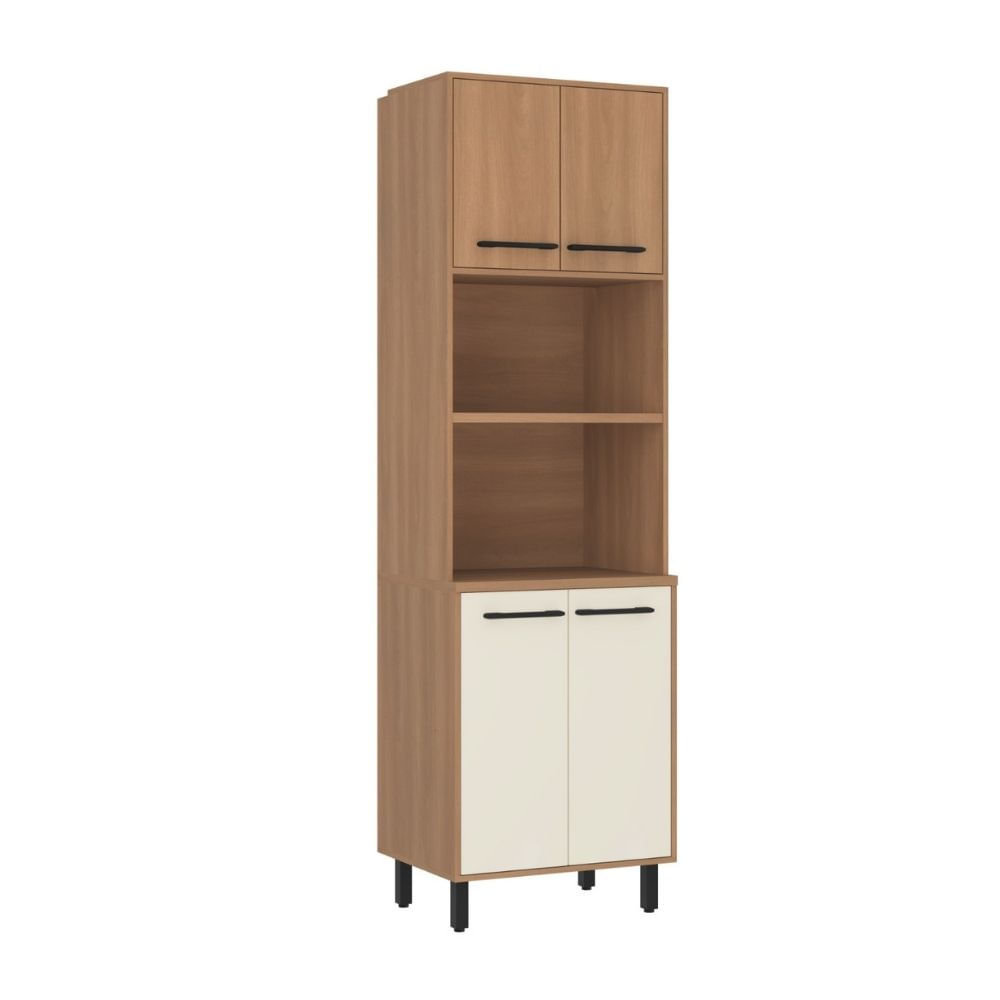 Modulo de Cocina Torre Havana 2 Hornos 4 Puertas MDP 65cm CasaMia