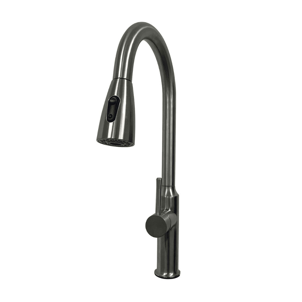 Mezcladora Monocomando Acero Inoxidable Cepillado