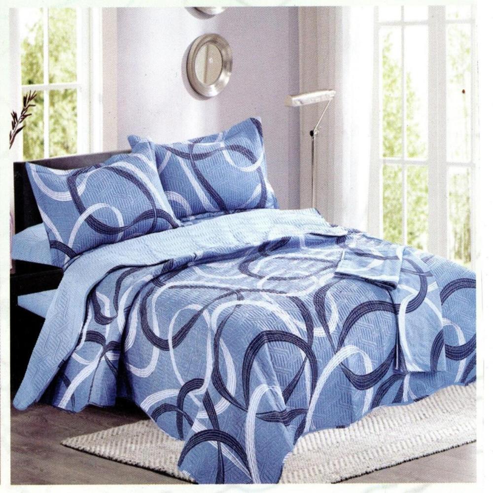 Set cobertor Verano 2pz + Sábanas + Fundas 100% Algodón de 5 piezas - GI1