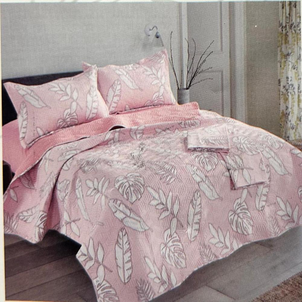 Set cobertor Verano 2pz + Sábanas + Fundas 100% Algodón de 5 piezas - GI6