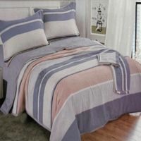 Set de cobertor 2 pz  verano antiestrés de 5 piezas 100% algodón - GQ1