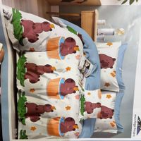 Set edredón niño 2 pz + sábanas + fundas 100% algodón de 5 piezas - GU2