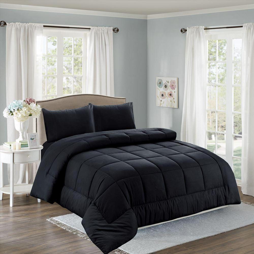 Set de Edredón 2 pz de 5 Piezas + Set Sabanas + Fundas 100% Algodón - TO11