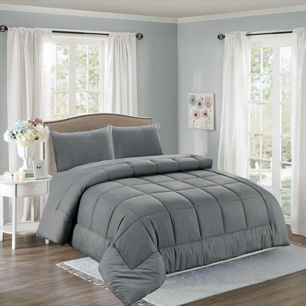 Set de Edredón 2 pz de 5 Piezas + Set Sabanas + Fundas 100% Algodón - TO9