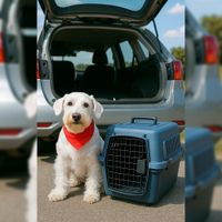 Kennel Transportador Modelo L70  Fibra Reforzada Seguro y Comodo