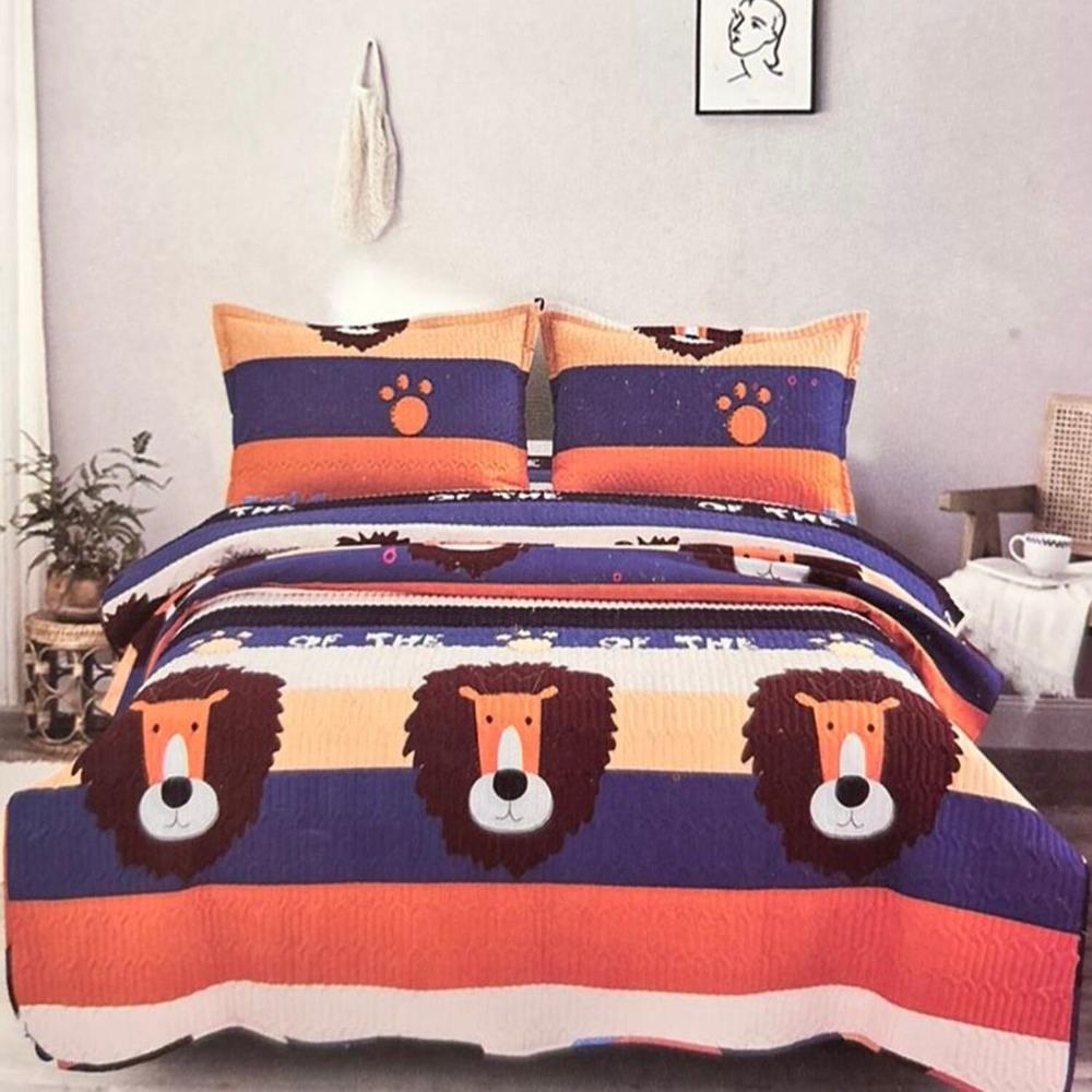 Set de cobertor 2pz verano 5 piezas + sábanas + fundas 100% algodón - GO4