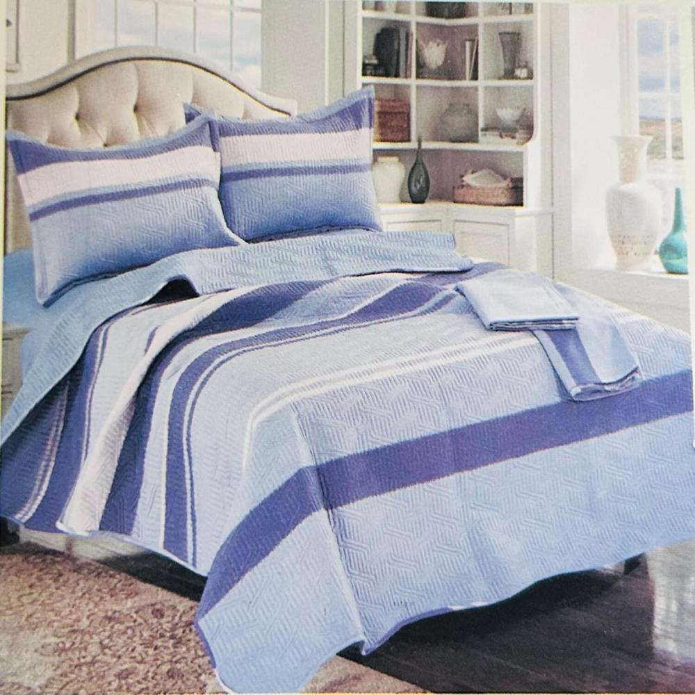 Set cobertor Verano 2pz + Sábanas + Fundas 100% Algodón de 5 piezas - GI16