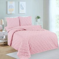 Set cobertor 2pz + Sábanas + Fundas 100% Algodón de 5 piezas - GY11
