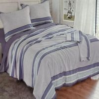 Set de cobertor 2 pz  verano antiestrés de 5 piezas 100% algodón - GQ8