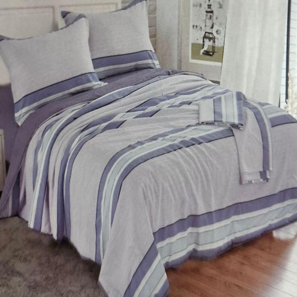 Set de cobertor 2 pz verano antiestrés de 5 piezas 100% algodón - GQ8