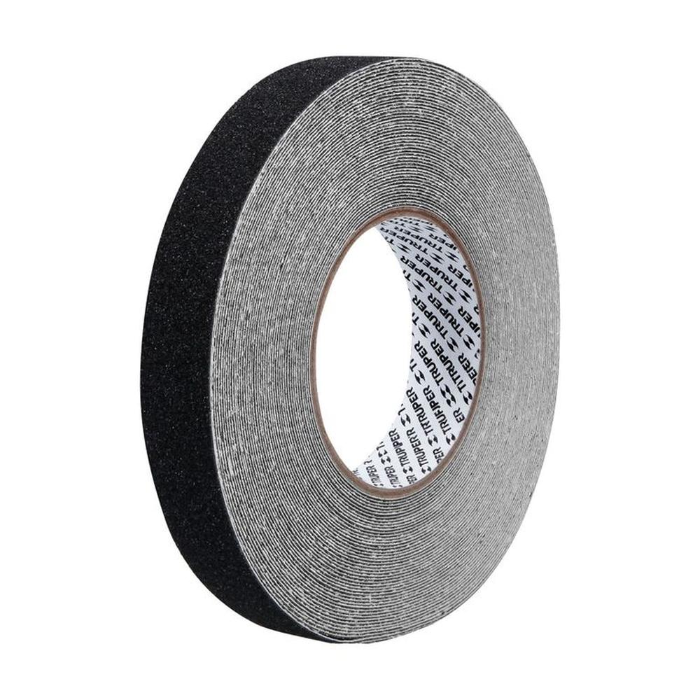 Cinta antiderrapante negro 25 mm x 18m Truper 101443